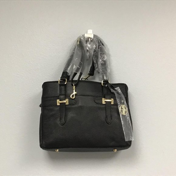GIANI BERNINI Black Bridle Organizational Tote - NWT - Picture 1 of 8